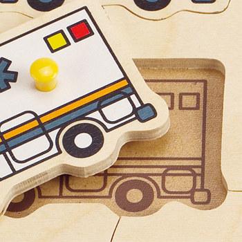 Image du produit Hape Puzzle à assembler Véhicules de secours