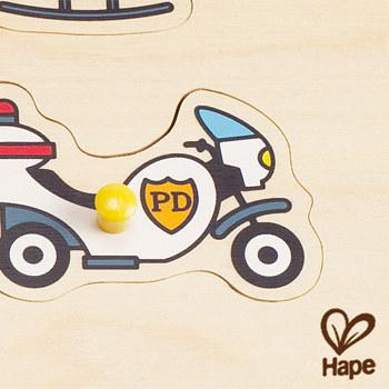 Image du produit Hape Puzzle à assembler Véhicules de secours