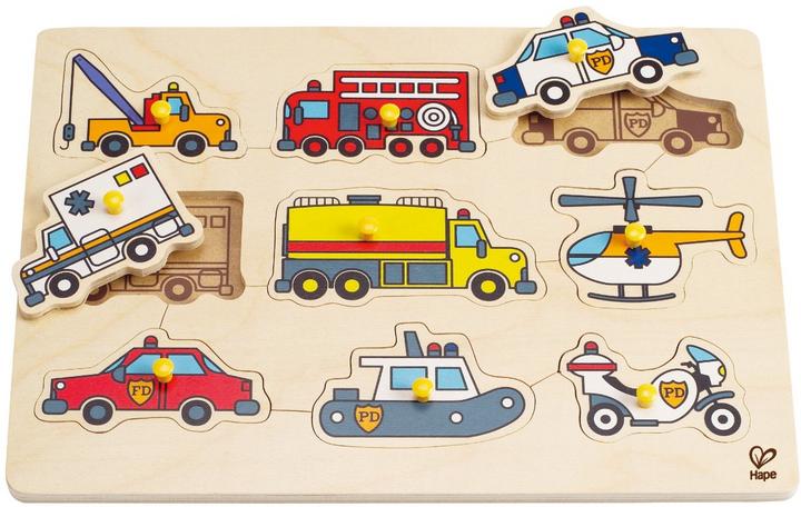 Image du produit Hape Puzzle à assembler Véhicules de secours