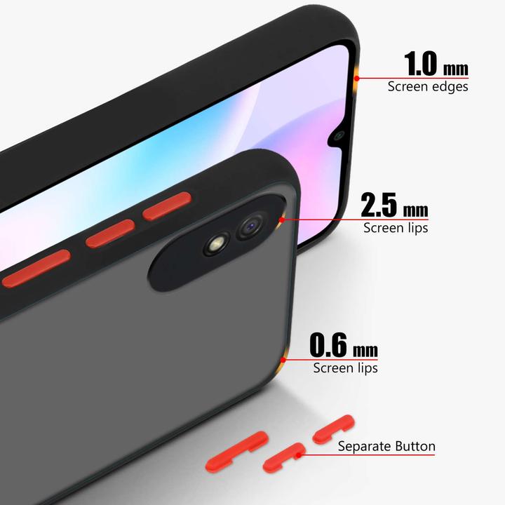 Image du produit Cadorabo Coque pour Xiaomi RedMi 9A / RedMi 9AT Hybrid Matt (Xiaomi Redmi 9A, Xiaomi Redmi 9AT)