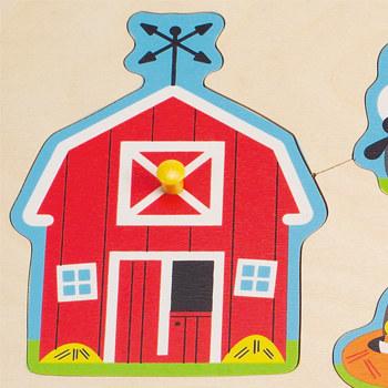 Produktbild Hape Steckpuzzle Bauernhoftiere
