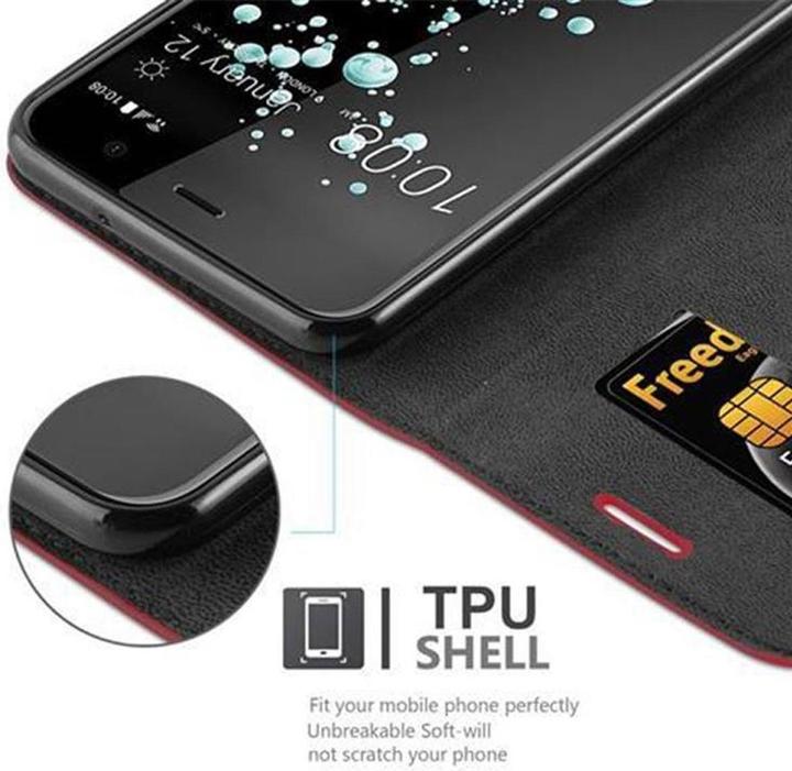 Produktbild Cadorabo Book Invisible Magnet Cover (HTC U Play)