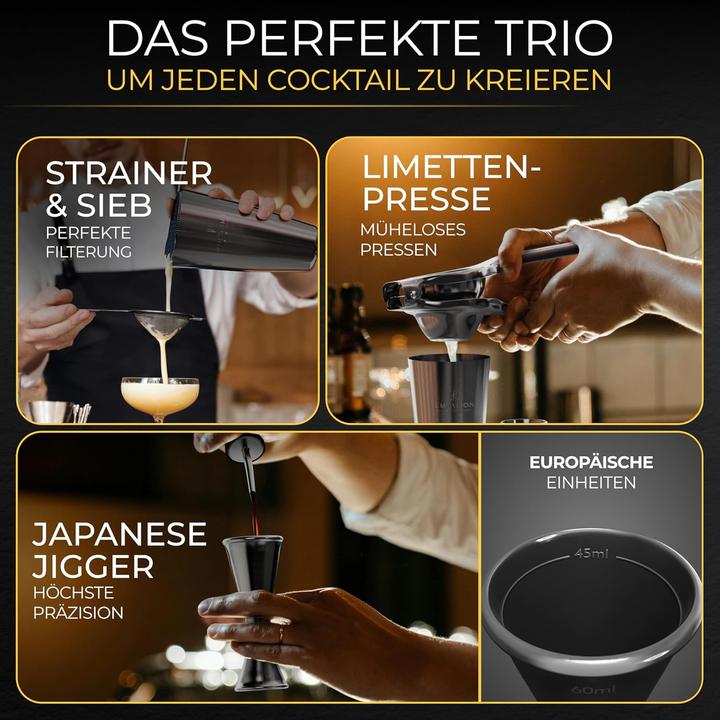 Image du produit Empation Cocktail-Shaker-Set mit Bar Zubehör (Testsieger) (Set de cocktail)