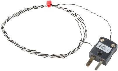 Produktbild Rs Pro Type J IEC 1/0.2mm Thermocouple+Plug 1m