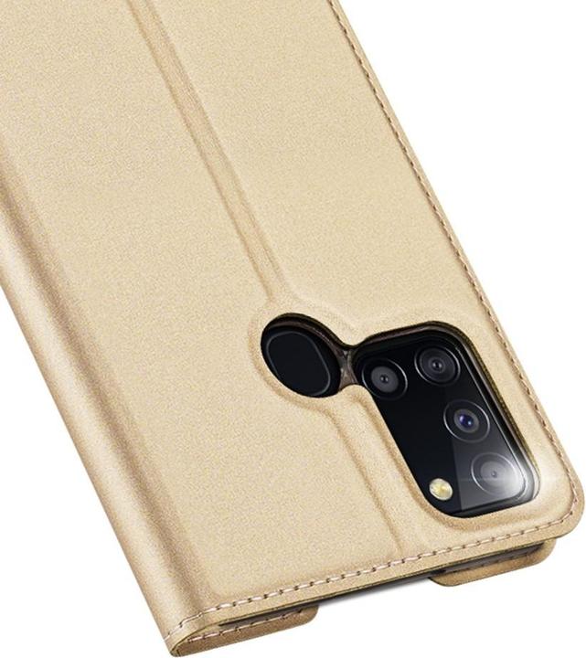 Actual product image Dux Ducis Galaxy A21s - Flip Folio Case gold (Samsung Galaxy A21s)