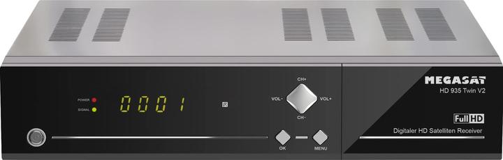 Megasat HD 935 Twin V2 ohne Festplatte (0.00 GB, DVB-S2, DVB-S)
