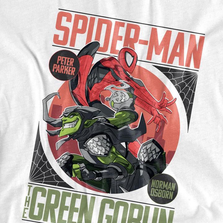 Actual product image Spiderman Mens Vs Green Goblin T-Shirt (5XL)