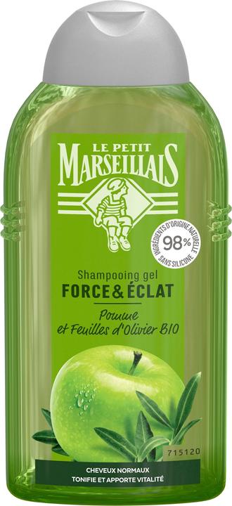 Immagine prodotto Le Petit Marseillais Shampoo mela e foglia d'ulivo (250 ml, Shampoo liquido)