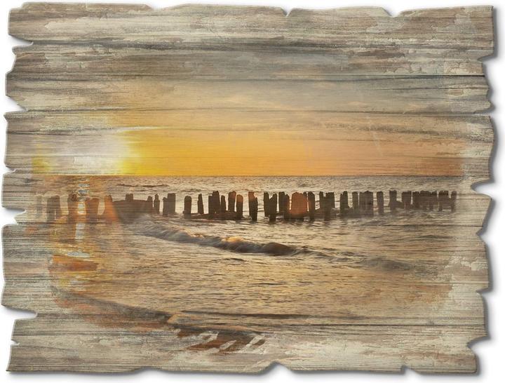 Image du produit Artland Beau coucher de soleil sur la plage T3ZU (40 x 30 cm)
