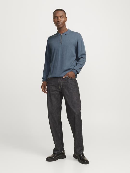 Produktbild Jack & Jones Jjeemil Knit Polo Half Zip Ls Noos (M)