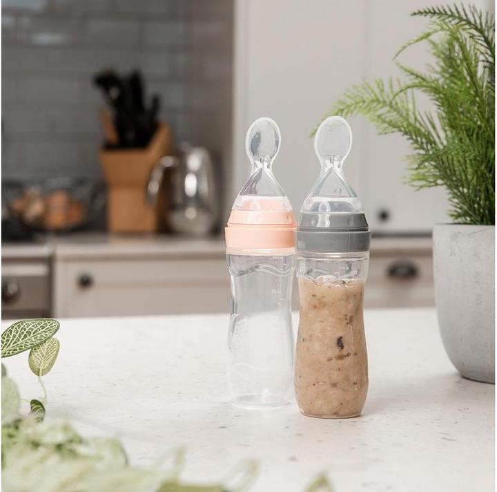 Productafbeelding Haakaa Knijpfles met lepel (120 ml)