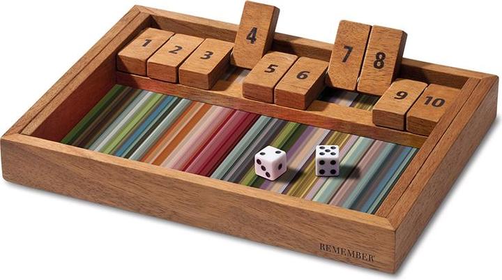 Remember Dice game Shut the Box (English, Swiss German)
