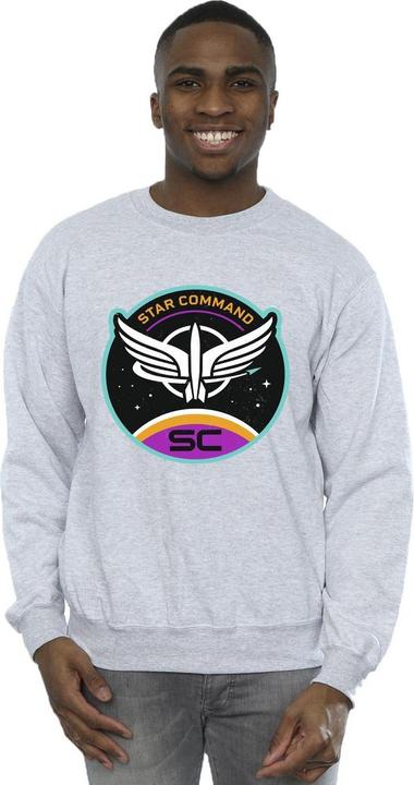 Actual product image Disney Mens Lightyear Star Command Circle Sweatshirt (XXL)