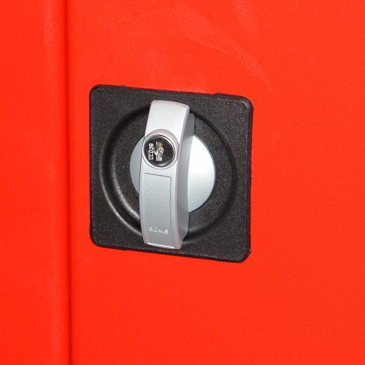 Immagine prodotto Dema Armadio "XXL" antracite / rosso 110x192x58 (53 cm, 192 cm)