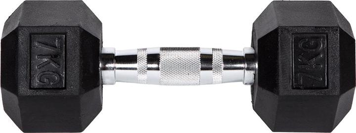 Actual product image Fitcom Hex Dumbbell 7 kg (1 x 7 kg)