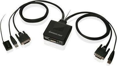 Actual product image Iogear 2-Port USB DVI Cable