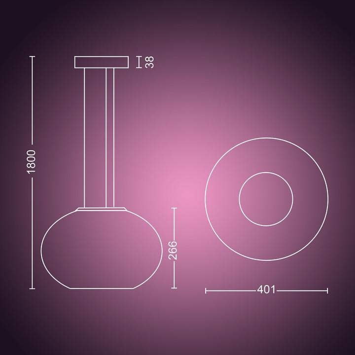 Produktbild Philips Hue Flourish Basis BT (3000 lm)