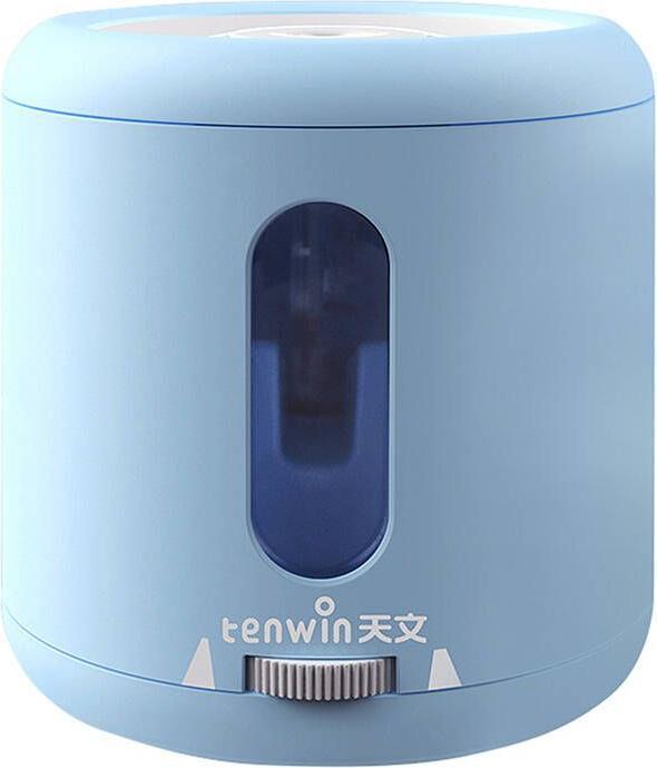 Immagine prodotto Tenwin 8035-3 temperino elettrico a batteria/USB con contenitore (blu)