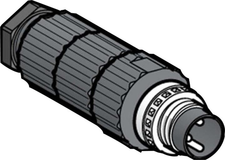 Actual product image Schneider Electric M8 plug, 3-pin, straight, XZCC8MDM30V