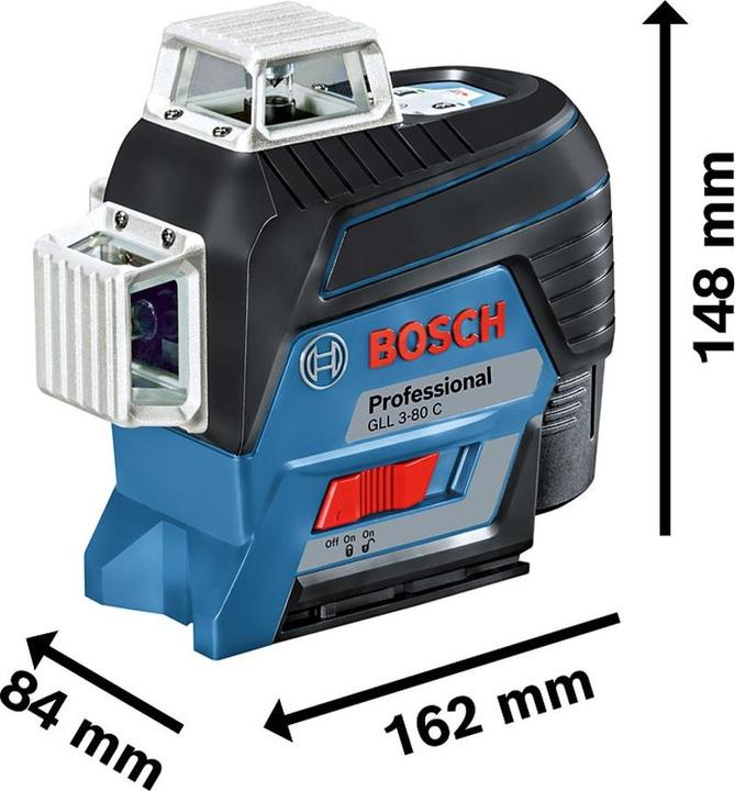 Actual product image Bosch Professional GLL 3-80 c + GLM 20 Professional L-BOXX 0.601.063.R08