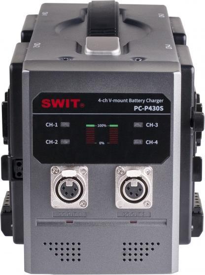 Immagine prodotto Swit Caricabatteria rapido a 4 canali PC-P430S/A (1 pz., Batteria + Caricabatterie)
