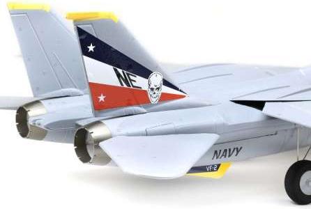 Actual product image E-Flite F-14 Twin 762mm Electric Motor Jet Model BNF Basic (Jet)