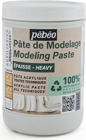 Actual product image Pebeo Modelling paste thick green (Green, 945 ml)