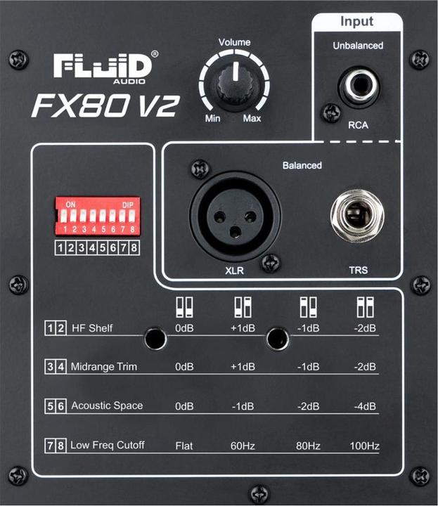 Actual product image Fluid Audio FX80 V2 - Aktywny monitor studyjny (Active, 1 pc.)