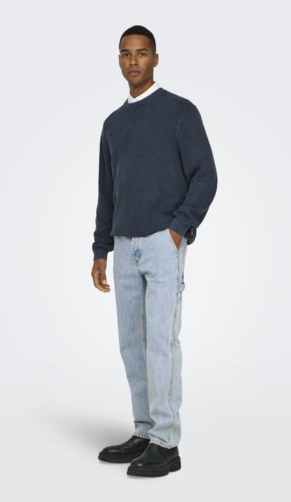 Actual product image Only & Sons Onsedge Straight Car Lb 1087tai Dnm Noos (W34/L32)