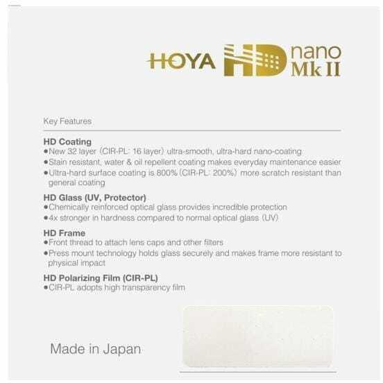 Produktbild Hoya HD Nano Mk II UV Filter (58 mm, UV-Filter, 58 mm)