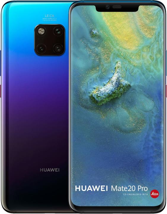Immagine prodotto Huawei Mate 20 Pro (128 GB, Twilight, 6.39", Doppia SIM, 40 Mpx, 4G)