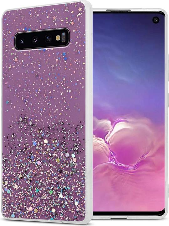 Viola con glitter