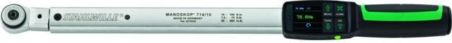 Produktbild Stahlwille 714R Drehwinkel-Drehmomentschlüssel MANOSKOP, Einsteckwerkzeug, 20 (1/2", 180 Nm, 200 Nm)