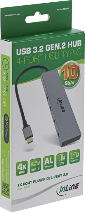 Immagine prodotto InLine 35392B (USB-C, 4 Porti)