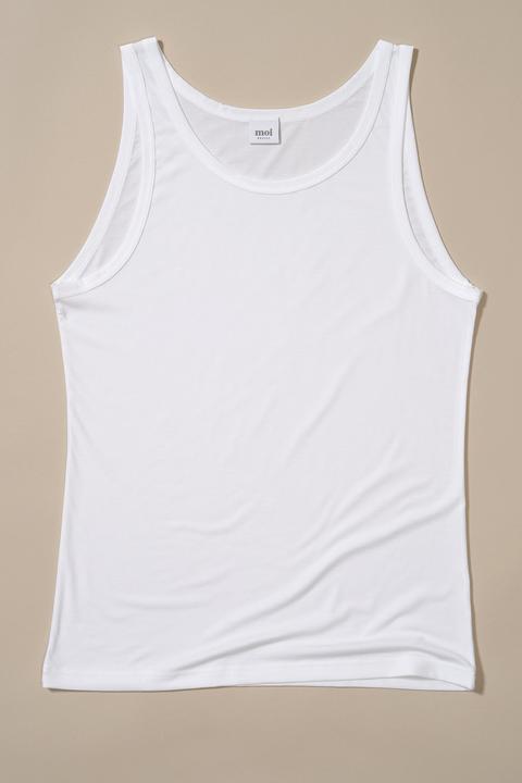 Immagine prodotto Moi Basics canotta da uomo bianca (L)