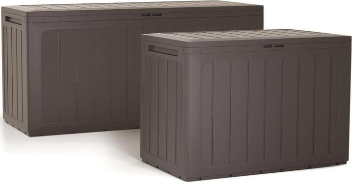 Productafbeelding Prosperplast Tuinkist WoodeBox 190 l Antracitas