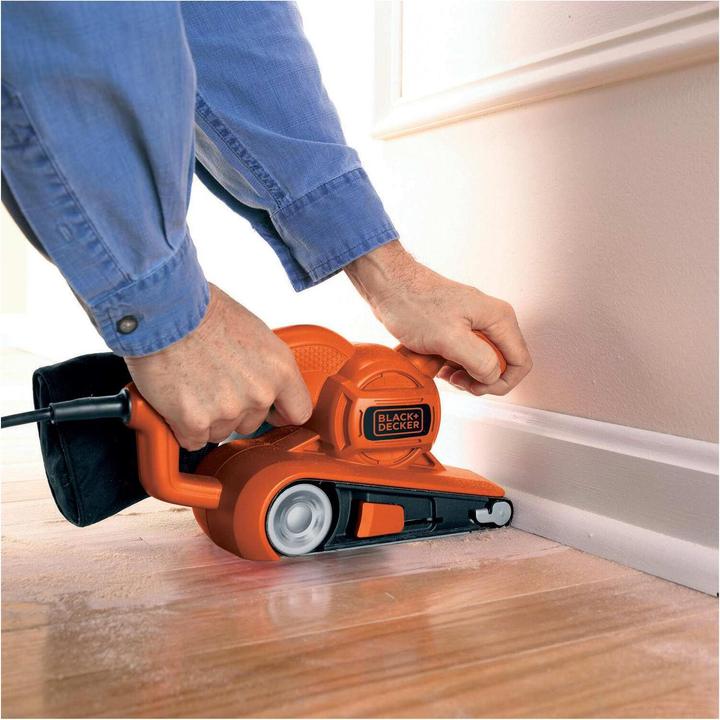 Actual product image Black & Decker 720W Belt sander KA86, 75mm x 457mm (Belt sanders, 720 W)