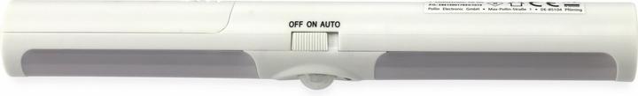 Actual product image DayLite LED light strip PIR 09 with motion detector, battery operated, white