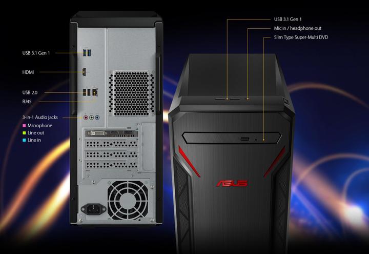 Produktbild ASUS TUF Gaming FX10CP-CH009T (Intel Core i5-8400, 8 GB, 128 GB, GeForce GT 1030)