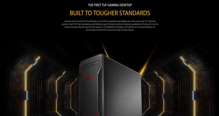 Produktbild ASUS TUF Gaming FX10CP-CH009T (Intel Core i5-8400, 8 GB, 128 GB, GeForce GT 1030)