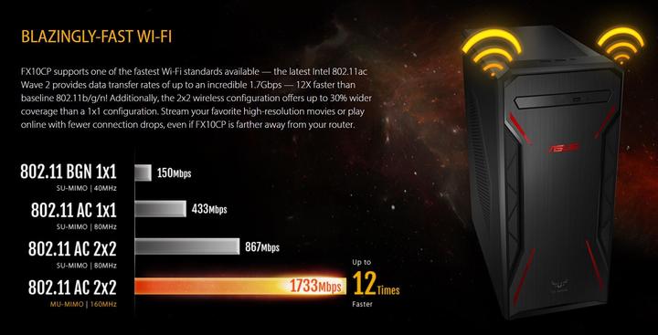 Produktbild ASUS TUF Gaming FX10CP-CH009T (Intel Core i5-8400, 8 GB, 128 GB, GeForce GT 1030)