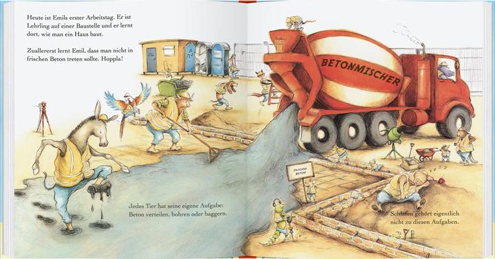 Produktbild Emil auf der Baustelle (Deutsch, Sharon Rentta, 2013)