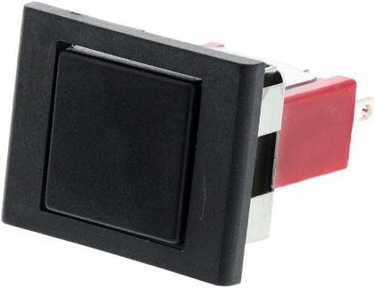 Produktbild Rs Pro Druckschalter rot mit Schwarzem Rahmen