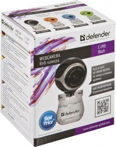 Produktbild Defender IronKey C-090 webcam 0.3 MP USB 2.0 Black - Webcam (0.30 Mpx)