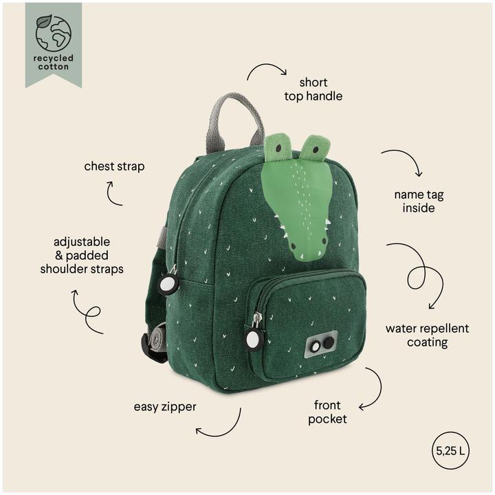 Image du produit Trixie Baby Sac à Dos Petit Mr. Crocodile