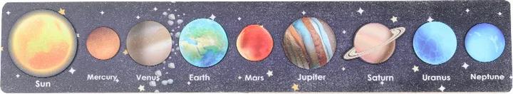 Activity Board Baby Wooden Teaching Aid Science Cognition Jigsaw Puzzle Universo Sistema Solare Otto Pianeti