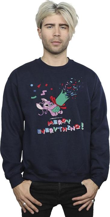 Immagine prodotto Disney Lilo And Stitch Angel Merry Everything Felpa Uomo (XXL)