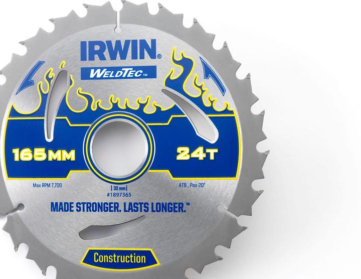 Actual product image Irwin WeldTec circular saw blade, IRW1897365