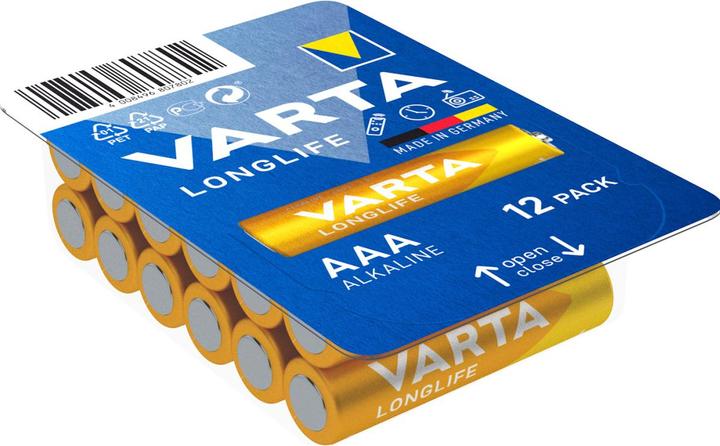 Varta Longlife (12 pcs., AAA, 1200 mAh)