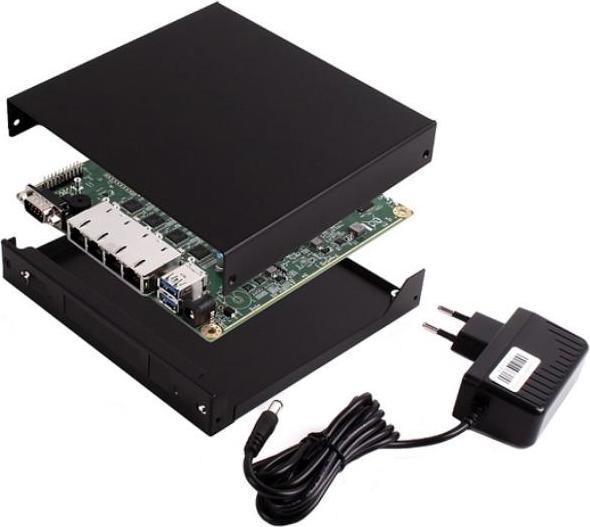 Varia OPNsense Ready System - APU4D4, 4 GB RAM, 16 GB mSATA SSD-Modul, schwarz